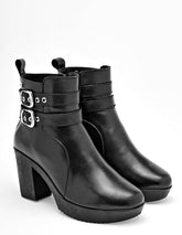 Botín de piel  para Mujer   cod. 136500